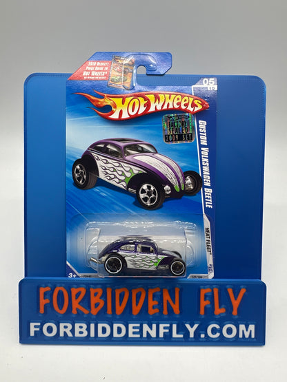 Hot Wheels Mainline - 2009 Factory Stickered - Heat Fleet Series - Custom Volkswagen Beetle - Lot Of 3