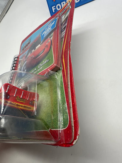 Disney Pixar Cars Movie - Race O Rama - Night Vision Lightning McQueen (w/ 2009 Collector Guide)