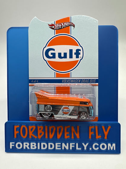 Hot Wheels RLC Red Line Club - 2013 Release - Gulf Volkswagen Drag Bus