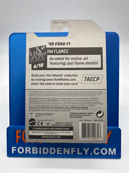 Hot Wheels Mainline - Factory Stickered 2018 - Exclusive Zamac Edition #4/18 - ‘49 Ford F1