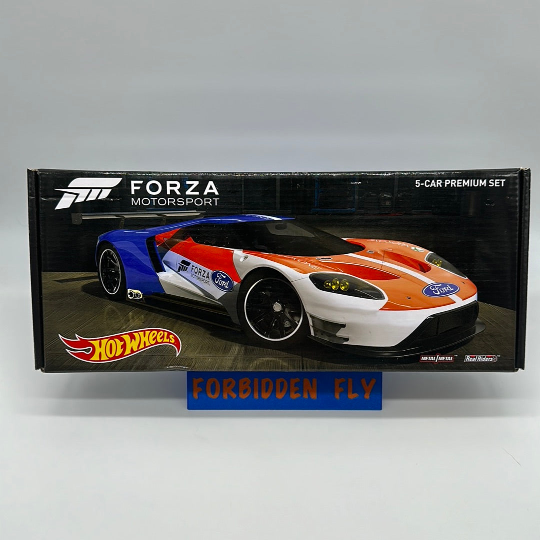 Hot Wheels Premium - Retro Entertainment Forza Motorsport Series - Sealed Boxed Set of 5