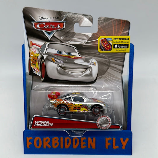 Disney Pixar Cars Movie - Silver Racer Series - Lightning McQueen