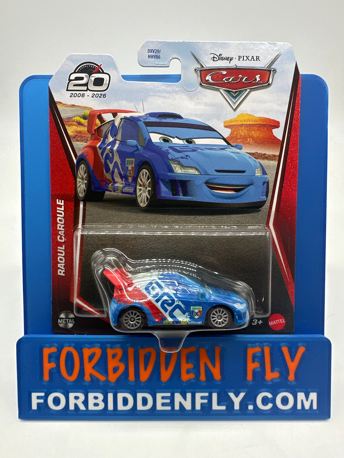 Disney Pixar Cars Movie - 20 Year Anniversary Release - Raoul Caroule (WGP Racer)