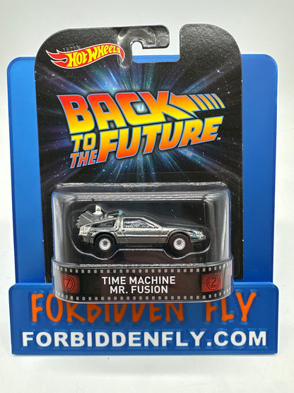 Hot Wheels 2015 Retro Entertainment Premium Single - Back to the Future - Time Machine Mr. Fusion (Movie Reel Packaging)