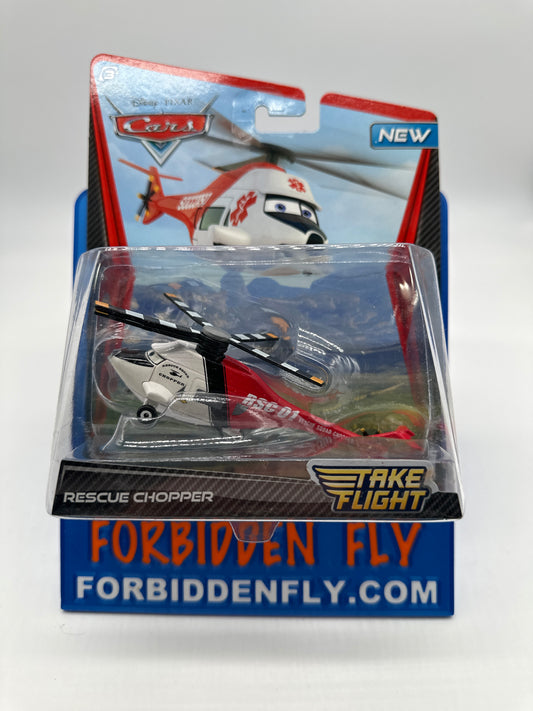 Disney Pixar Cars Movie - Moon Mater Series - Take Flight Rescue Chopper