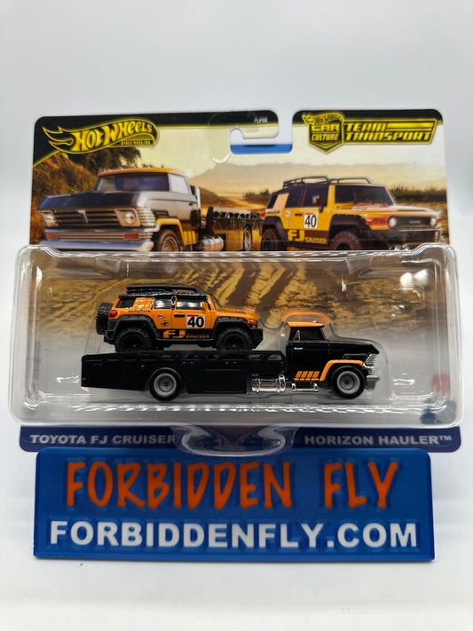 Hot Wheels Car Culture Team Transport - #81 - Toyota FJ Cruiser & Horizon Hauler