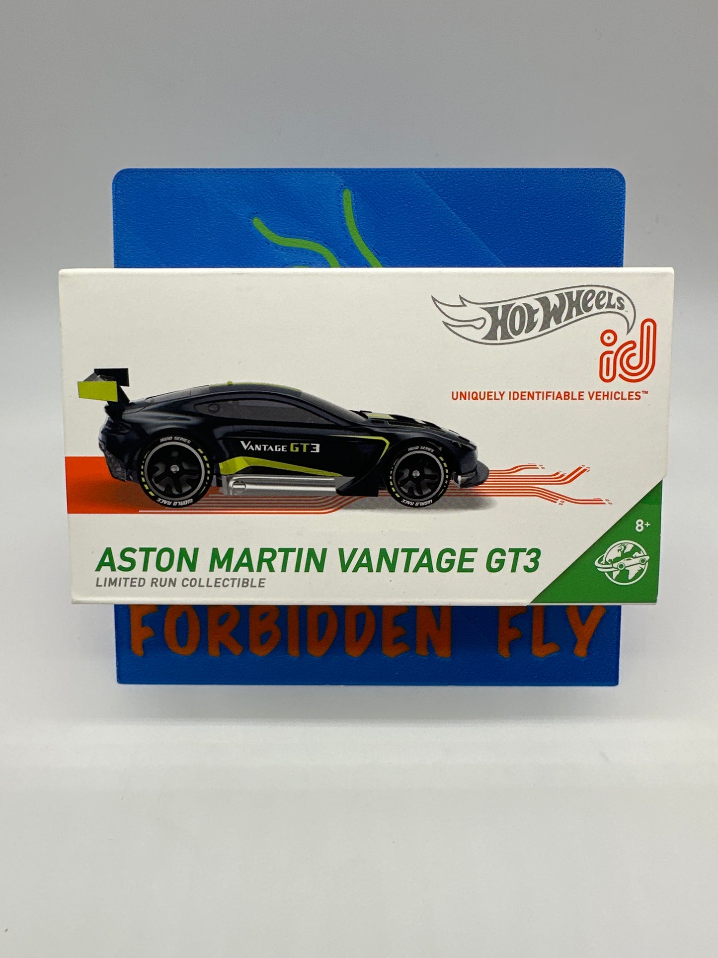 Hot Wheels Boxed Series 2 ID Car - World Race - Aston Martin Vantage GT3