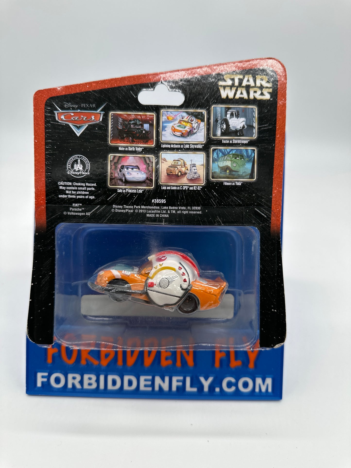 Disney Pixar Cars Movie - Disney Store Parks Exclusive Star Wars Series - Lightning McQueen as Luke Skywalker