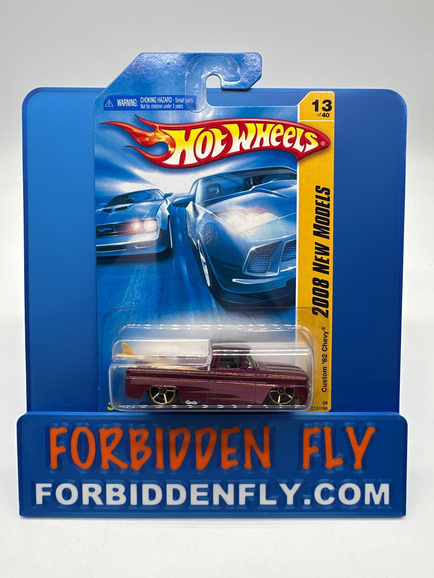 Hot Wheels 2008 Mainline - 2008 New Models Series - Custom ‘62 Chevy - Magenta