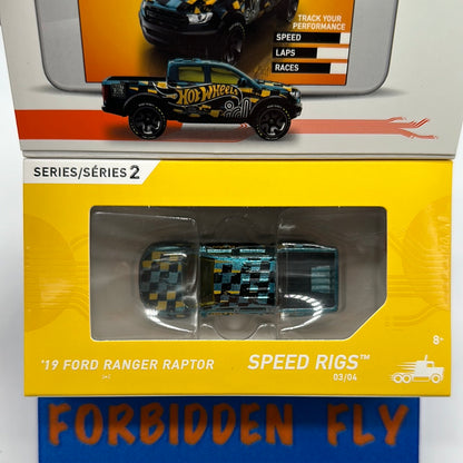 Hot Wheels Boxed Series 2 ID Car - Speed Rigs - ‘19 Ford Ranger Raptor - Blue