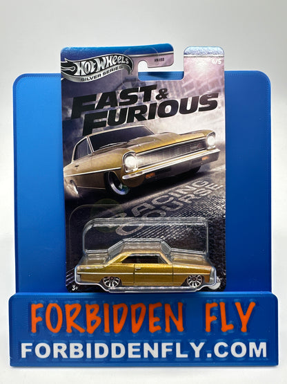 Hot Wheels 2025 Silver Series - Wal Mart Exclusive - Fast & Furious Racing Course Series - Complete Set Of 5