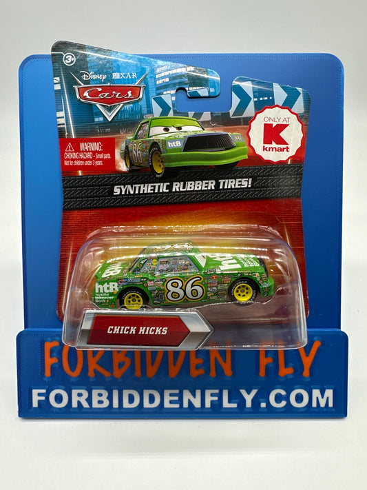 Disney Pixar Cars Movie - K Mart Exclusive - Chick Hicks with Synthetic Rubber Tires