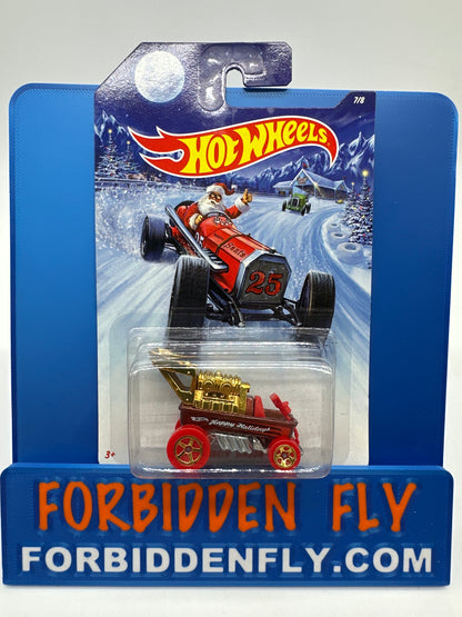 Hot Wheels - Wal Mart Exclusive 2014 Holiday Hot Rods Series - Complete Set of 8