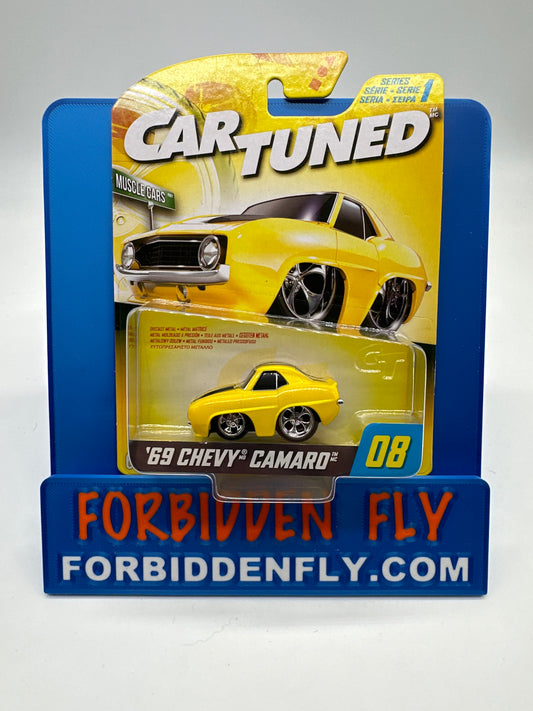 Car Tuned - Hobby Exclusive - Series 1 - #8 - Yellow ‘69 Chevy Camaro