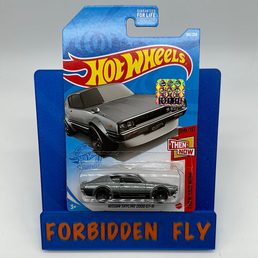 Hot Wheels 2021 Factory Stickered Q Case Nissan Skyline 2000 GT-R - Silver