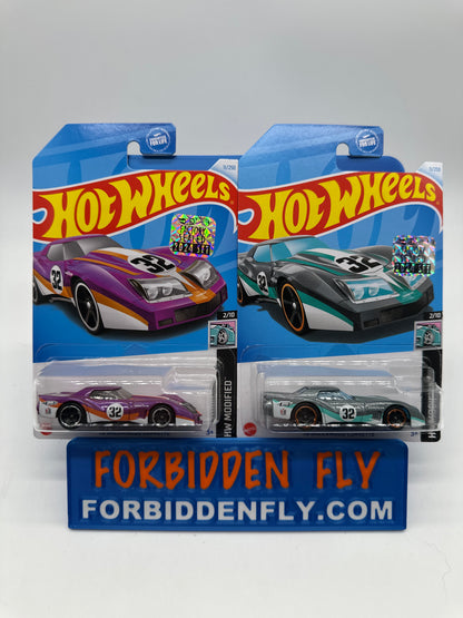 Hot Wheels Mainline - Factory Stickered 2024 - ‘76 Greenwood Corvette - Lot Of 2