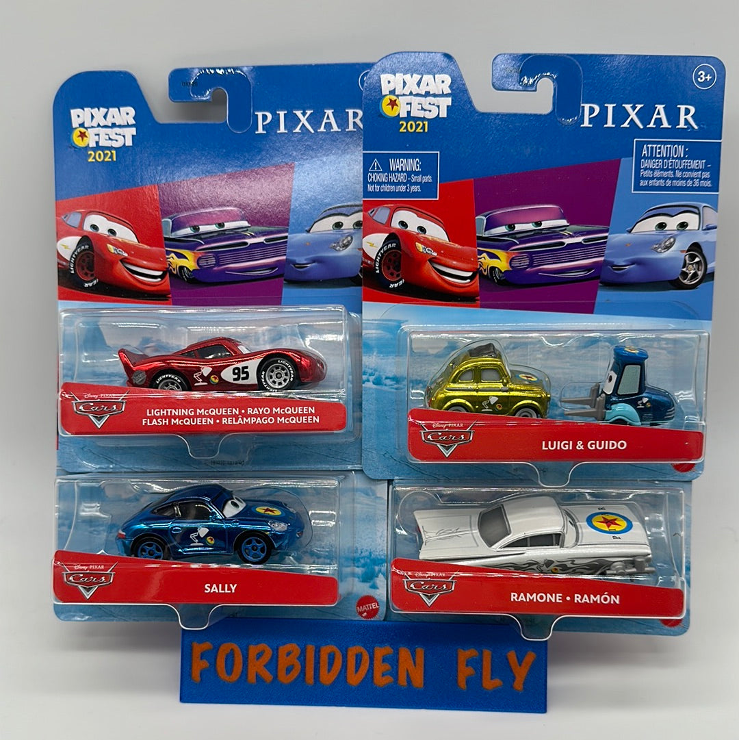 Disney Pixar Cars - 2021 Pixar Fest Series - Complete Set of 4