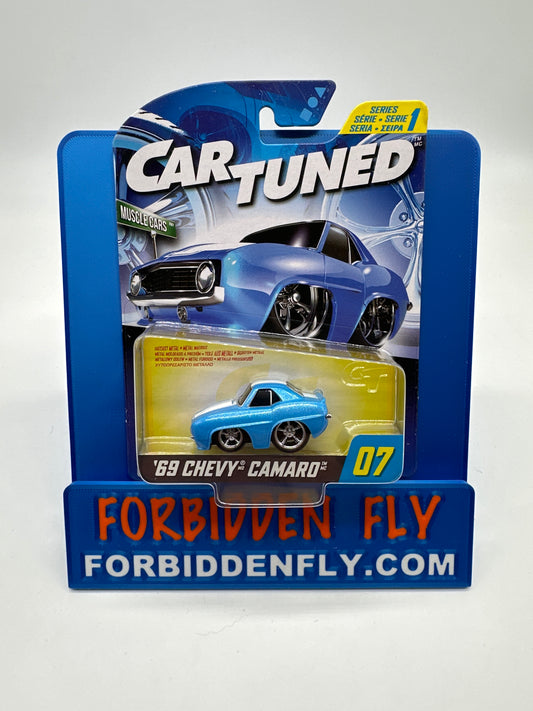 Car Tuned - Hobby Exclusive - Series 1 - #7 - Blue ‘69 Chevy Camaro