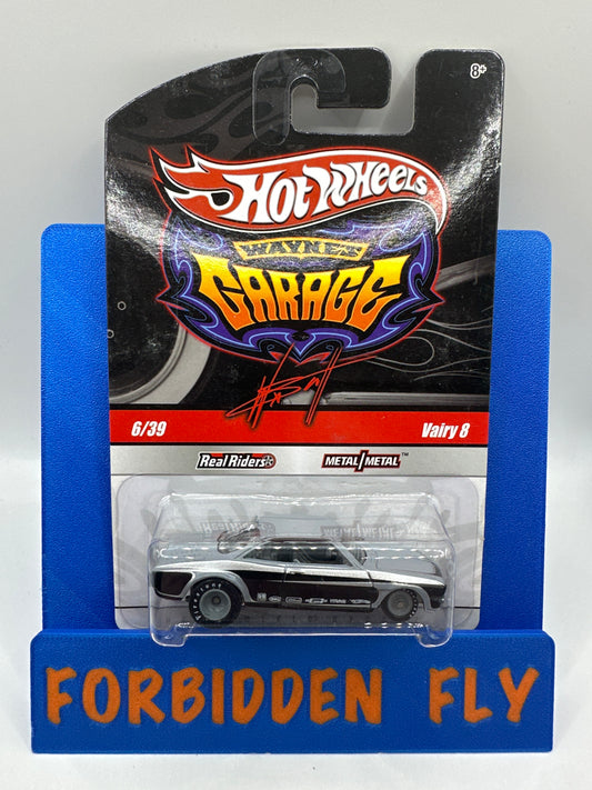 Hot Wheels Premium - Wayne’s Garage Series #6/39 - Black & Gray Vairy 8