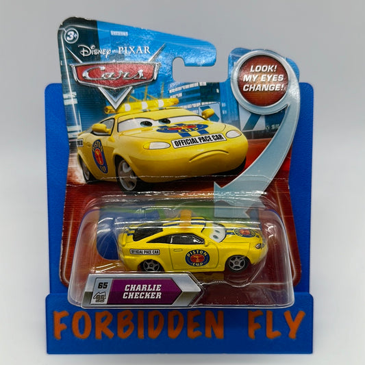 Disney Pixar Cars Movie - Charlie Checker Piston Cup Pace Car Eye Changing