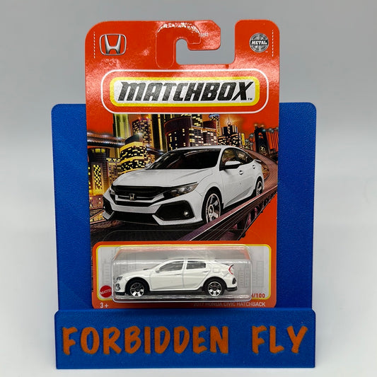 Matchbox - 2022 Mainline #98/100 - 2017 Honda Civic Hatchback - White
