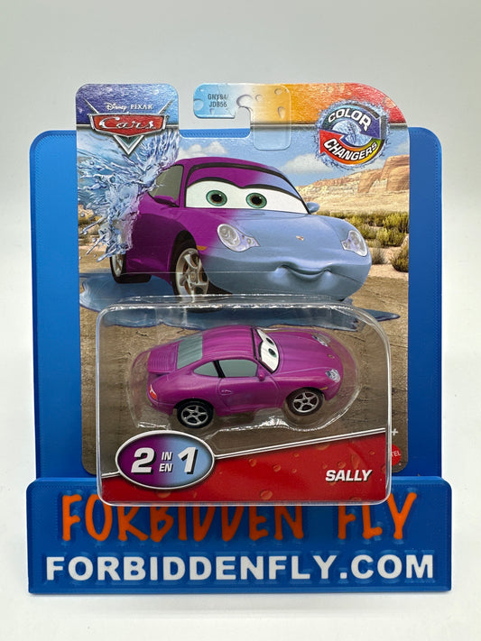 Disney Pixar Cars Movie - Color Changers - Sally - Purple to Blue
