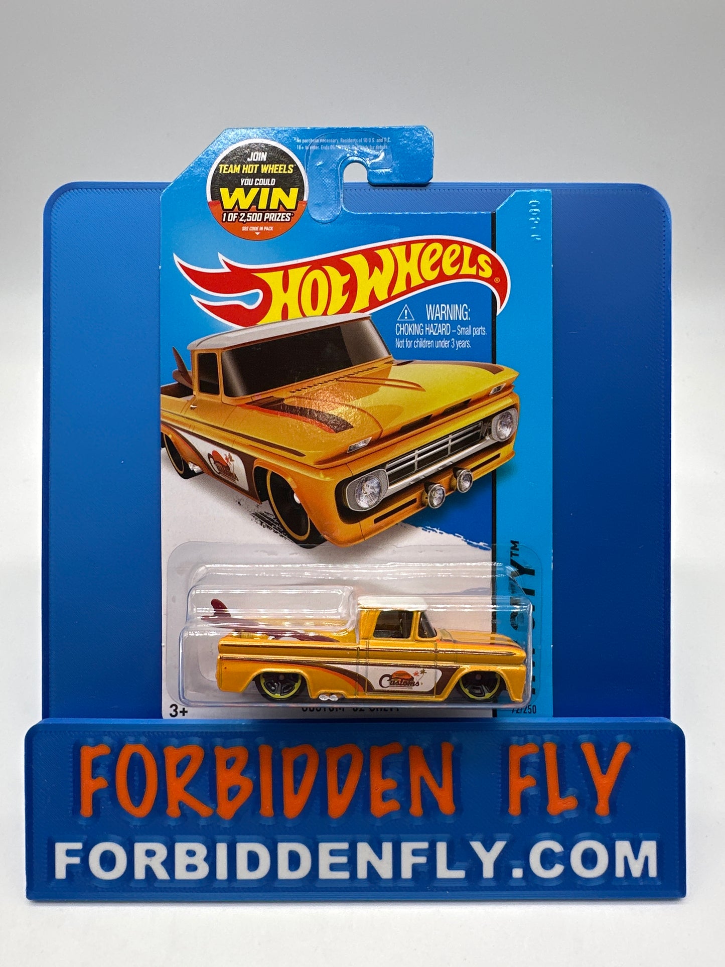 Hot Wheels Mainline - 2015 HW City Series - Custom ‘62 Chevy - Yellow