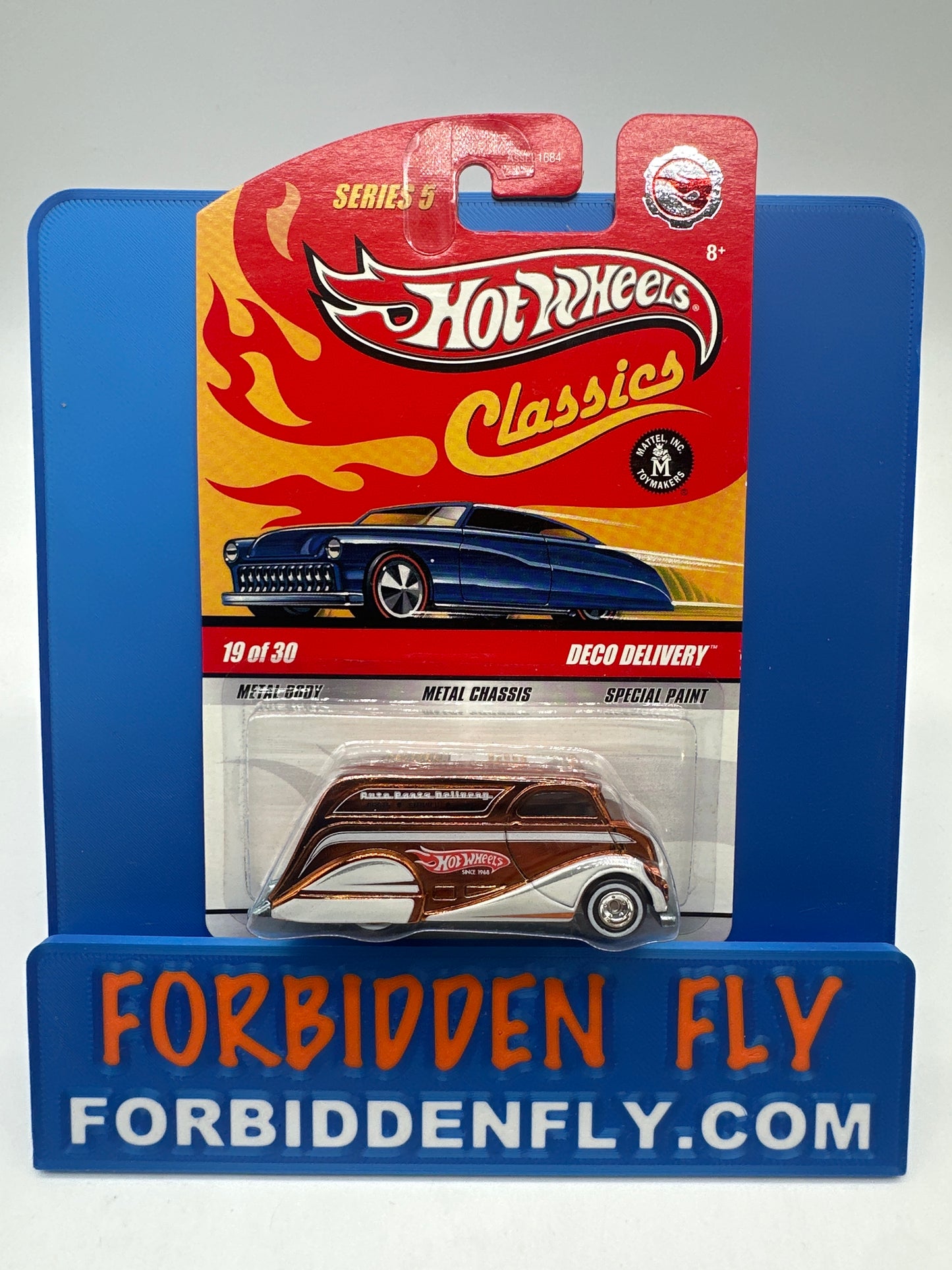 Hot Wheels Classics CHASE - Series 5 #19 of 30 - Orange Deco Delivery