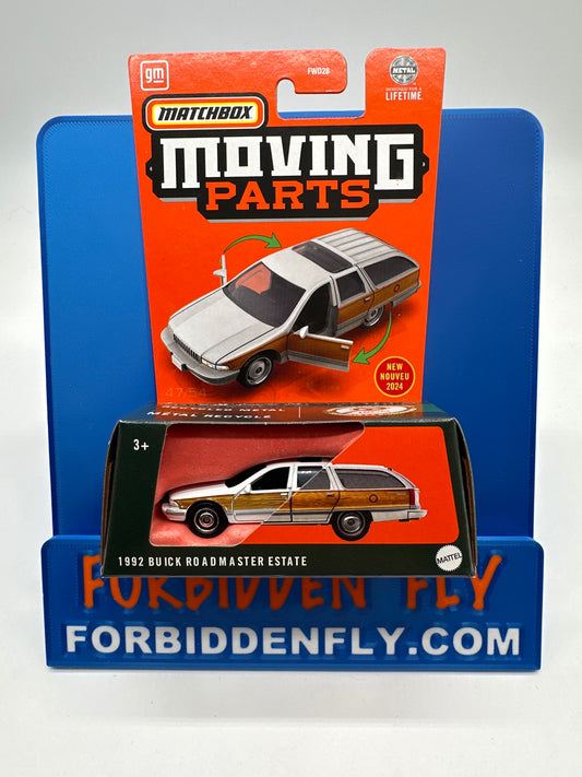Matchbox Moving Parts Series - 1992 Buick Roadmaster Estate - White