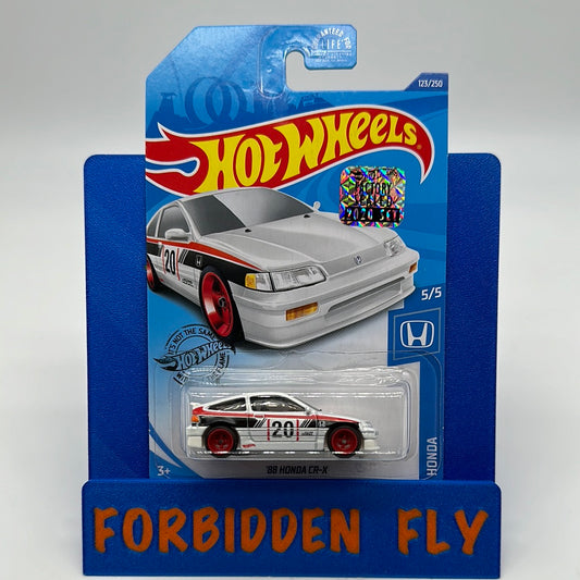 Hot Wheels 2020 Super Treasure Hunt - Factory Stickered - White ‘88 Honda CR-X