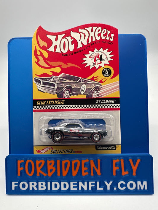 Hot Wheels 2002 RLC Red Line Club - Chrome ‘67 Camaro