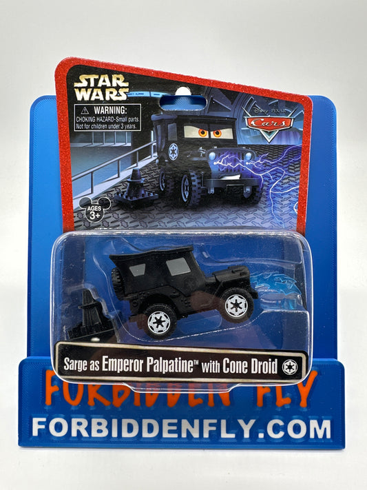 Disney Pixar Cars Movie - Disney Store Parks Exclusive Star Wars Series - Sarge as Emperor Palpatine with Cone Droid