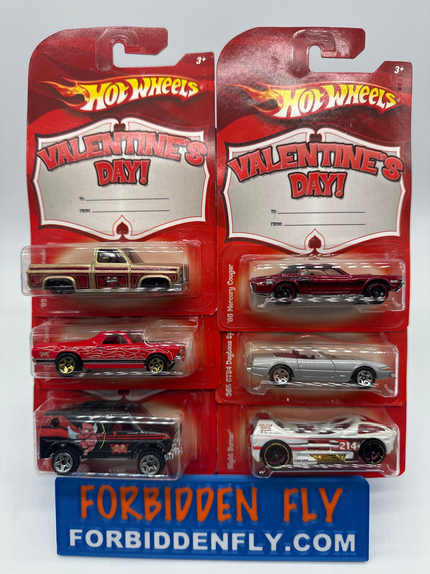 Hot Wheels - Walmart Exclusive 2009 Valentine’s Day Series - Complete Set of 6