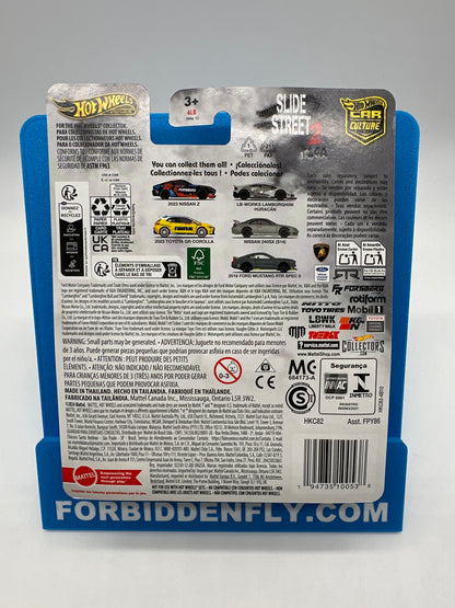 Hot Wheels Car Culture Premium - 2024 Slide Street Series 2 - #3/5 - 2023 Toyota GR Corolla - Rain-X Deco