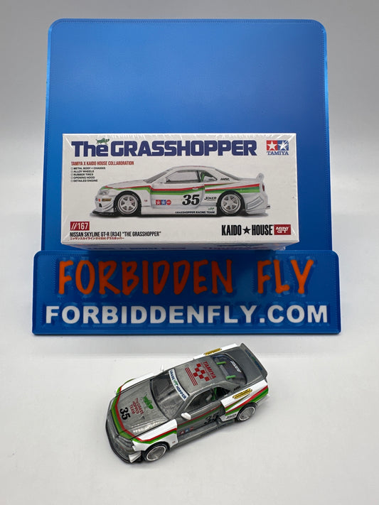 Kaido House (x MiniGT) - Raw Chase #167 - Nissan Skyline GT-R (R34) “The Grasshopper”