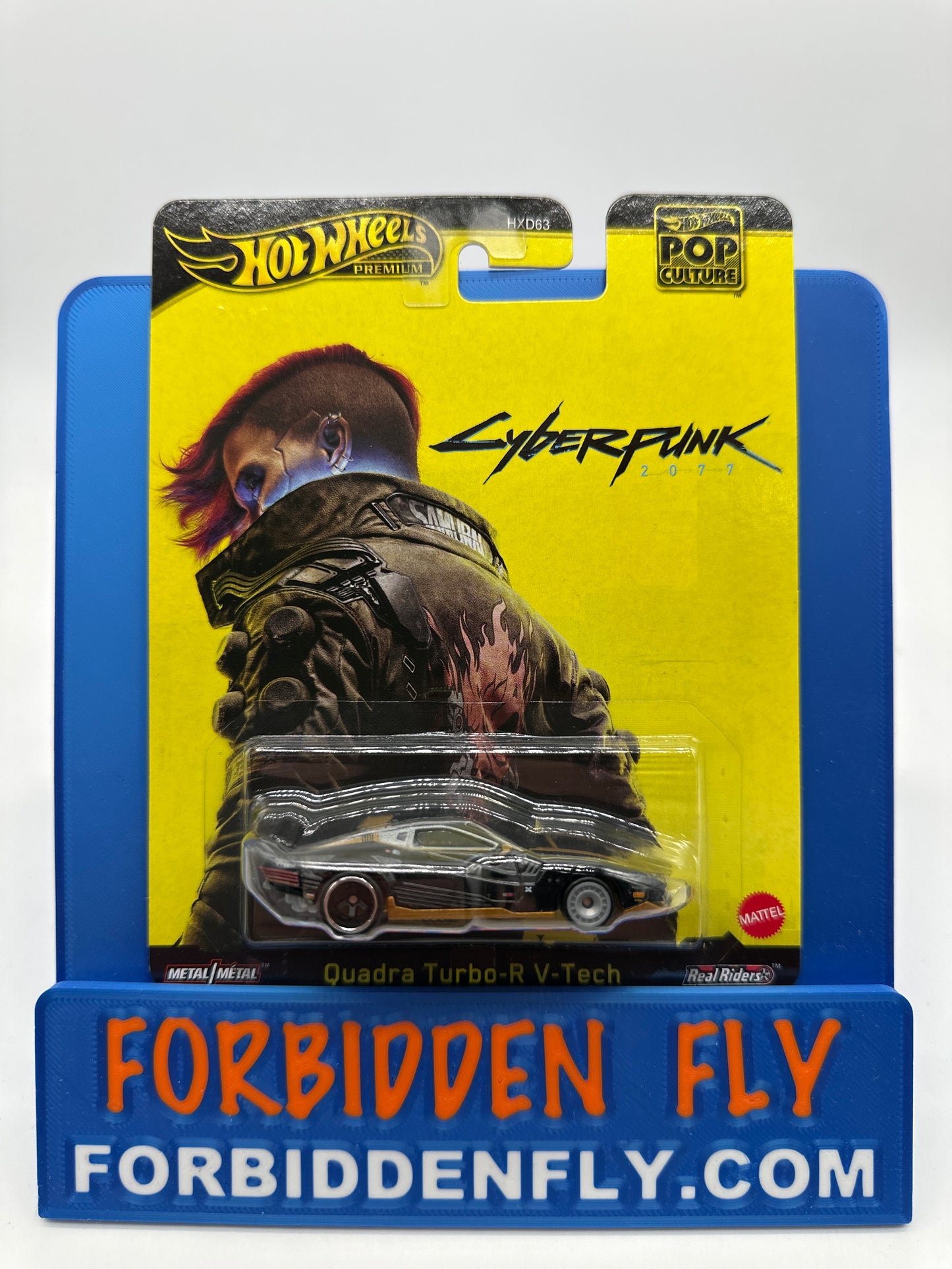 Hot Wheels Premium - Pop Culture 2025 Single - Cyberpunk - Quadra Turbo-R V-Tech