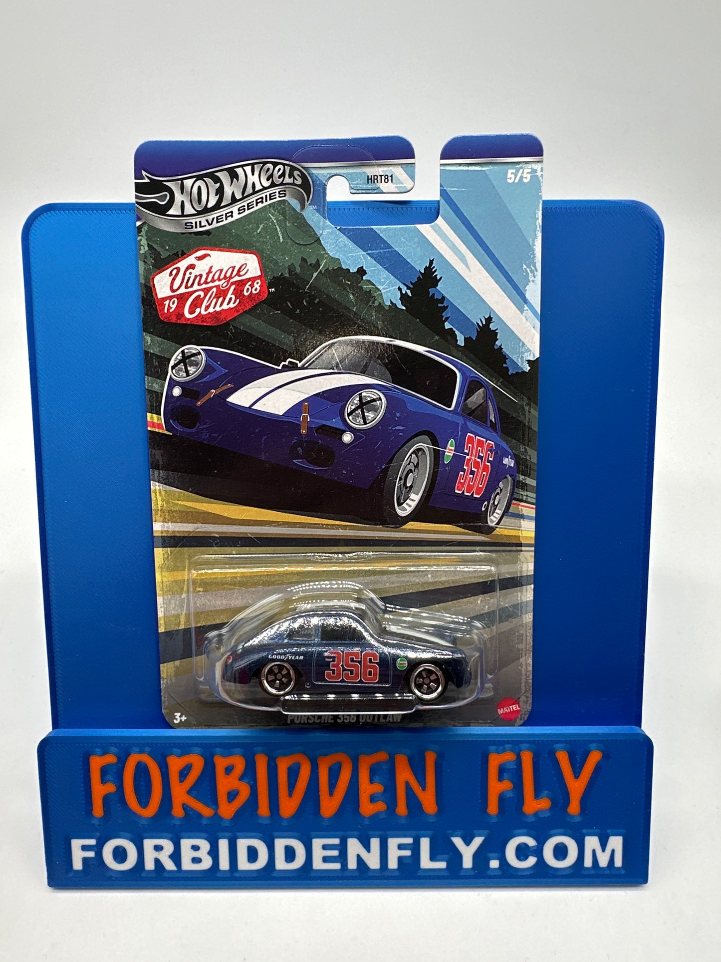 Hot Wheels Silver Series 2026 - 1968 Vintage Club Series #5/5 - Porsche 356 Outlaw - Single Car