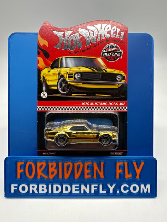 Hot Wheels RLC Red Line Club Release - 1970 Mustang Boss 302 - Gold