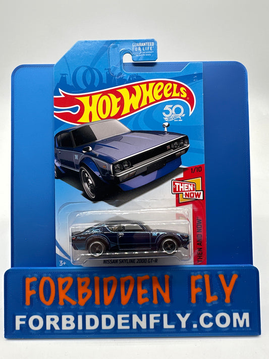 Hot Wheels 2018 Super Treasure Hunt - Blue Nissan Skyline 2000 GT-R