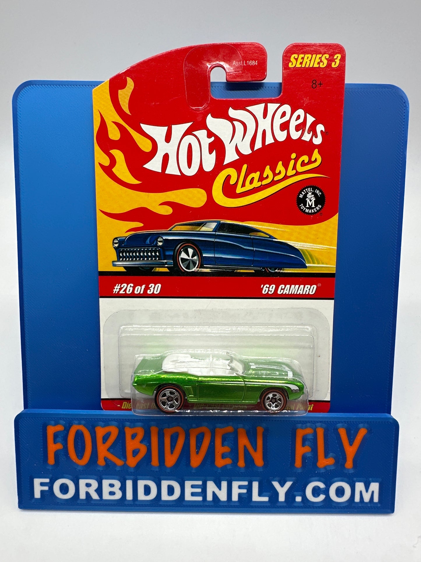 Hot Wheels Classics - Series 3 #26 of 30 - Green ‘69 Camaro