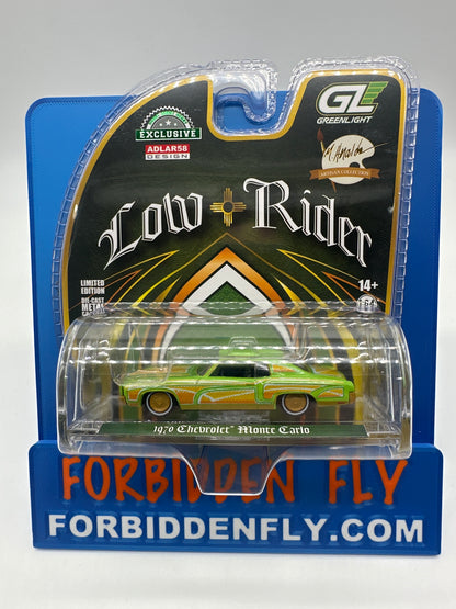 GreenLight - 2026 Hobby Exclusive Artisan Collection Lowrider - #2020002 - Michael Heralda Adlar58 Design 1970 Chevrolet Monte Carlo - Regular Edition
