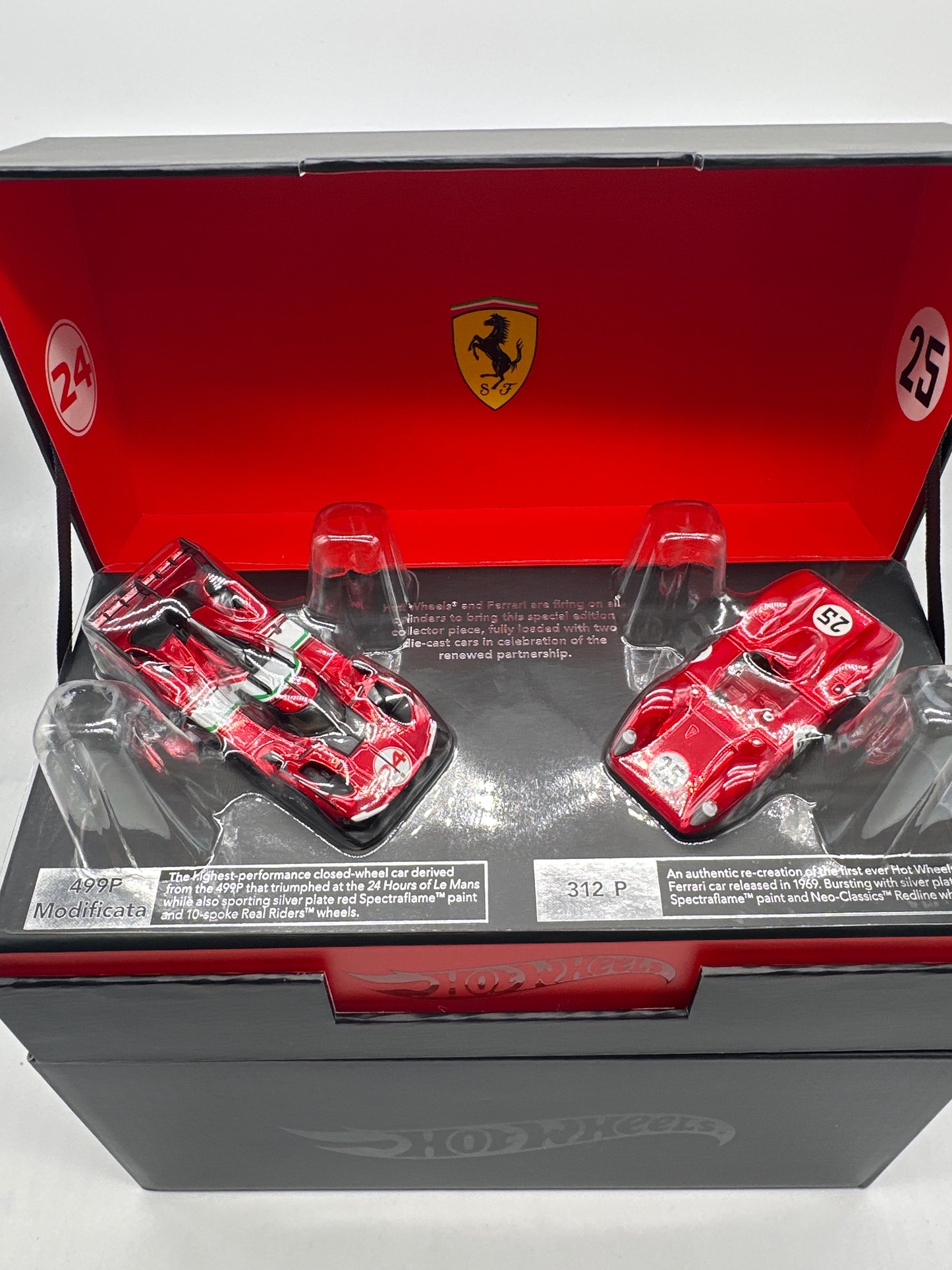 Hot Wheels RLC Red Line Club - 2025 Release - Ferrari Heritage 2 Pack - Ferrari 499P & Ferrari 312P