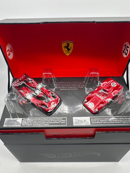 Hot Wheels RLC Red Line Club - 2025 Release - Ferrari Heritage 2 Pack - Ferrari 499P & Ferrari 312P