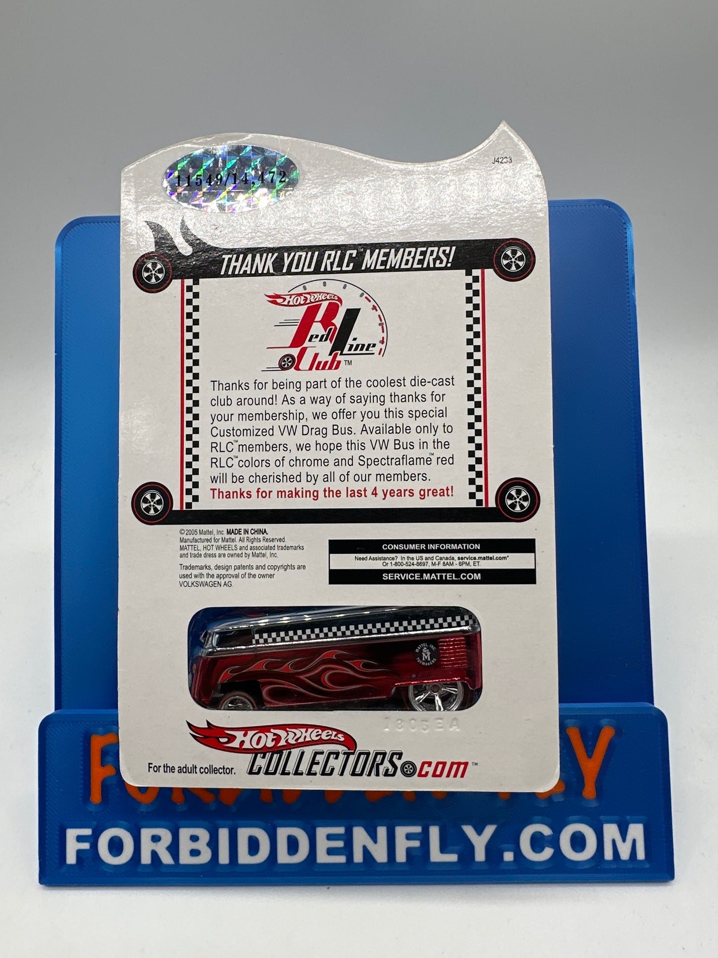 Hot Wheels 2005 RLC Customized VW Volkswagen Drag Bus