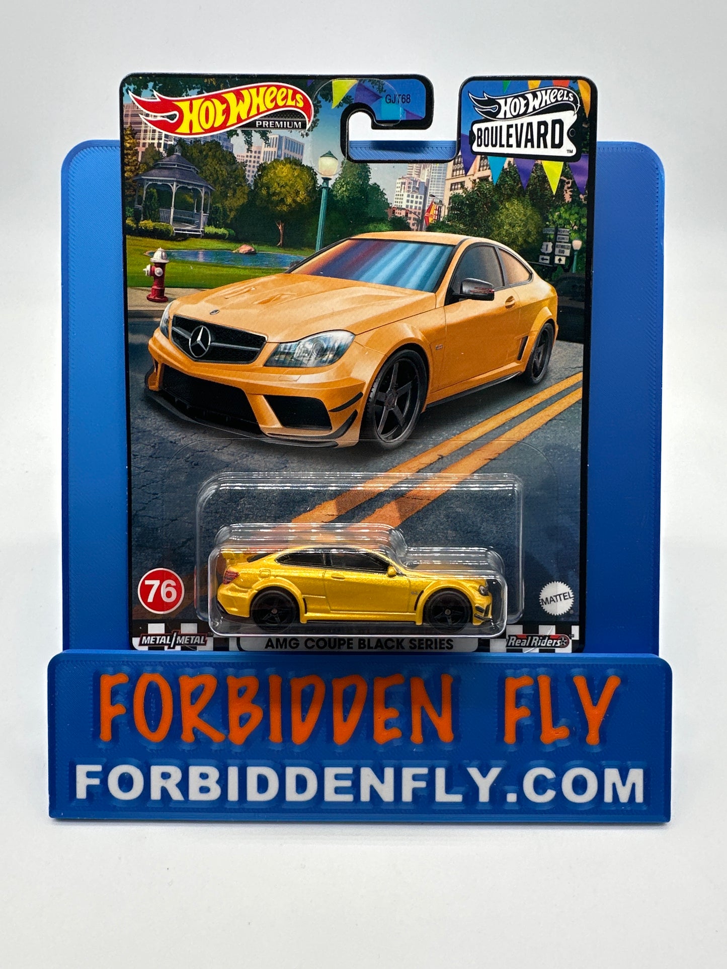 Hot Wheels Boulevard - #76 - ‘12 Mercedes-Benz C 63 AMG Coupe Black Series - Single Car
