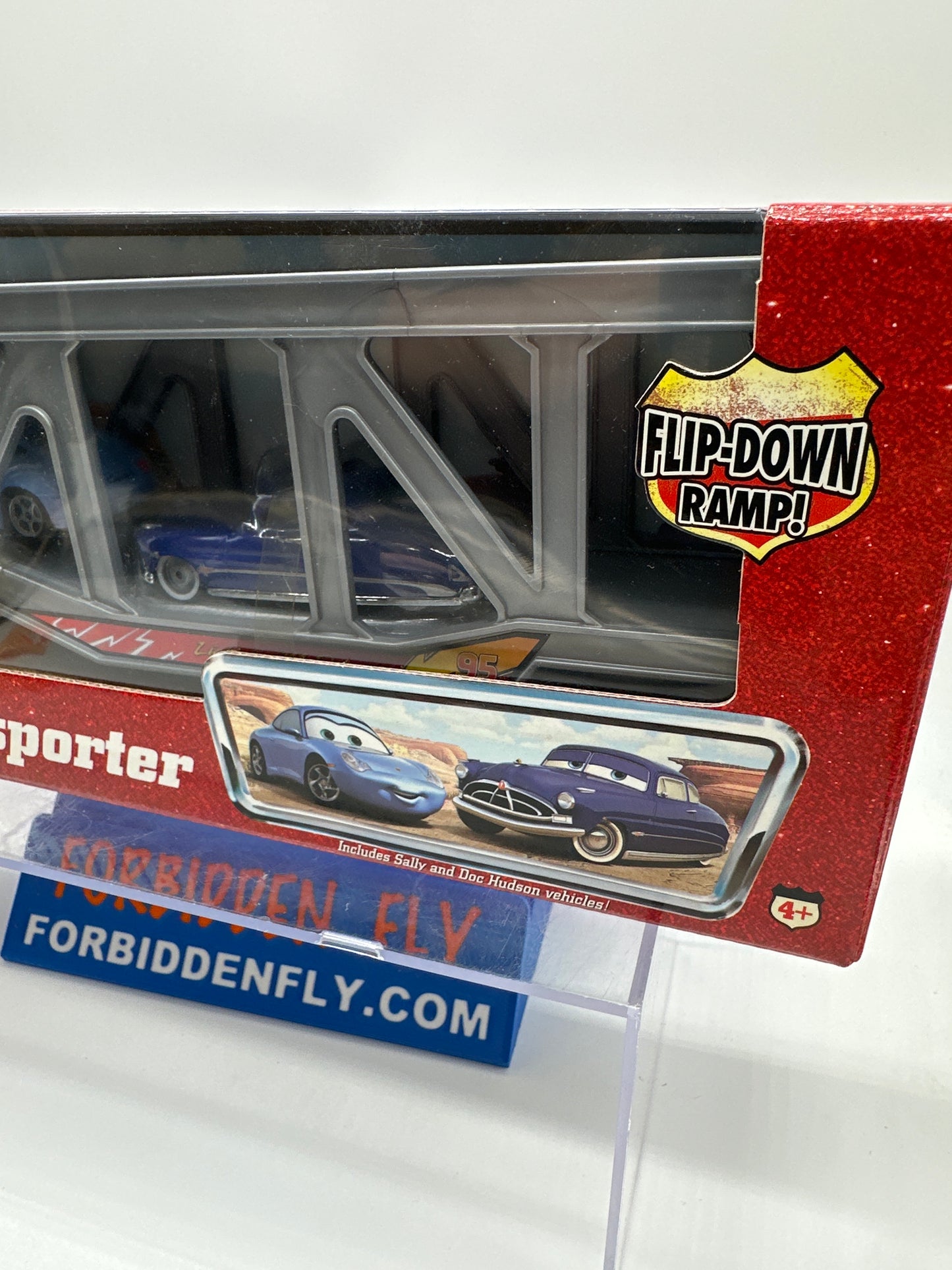 Disney Pixar Cars Movie - 2006 Original Desert Series - Mack Transporter Hauler with Sally & Doc Hudson
