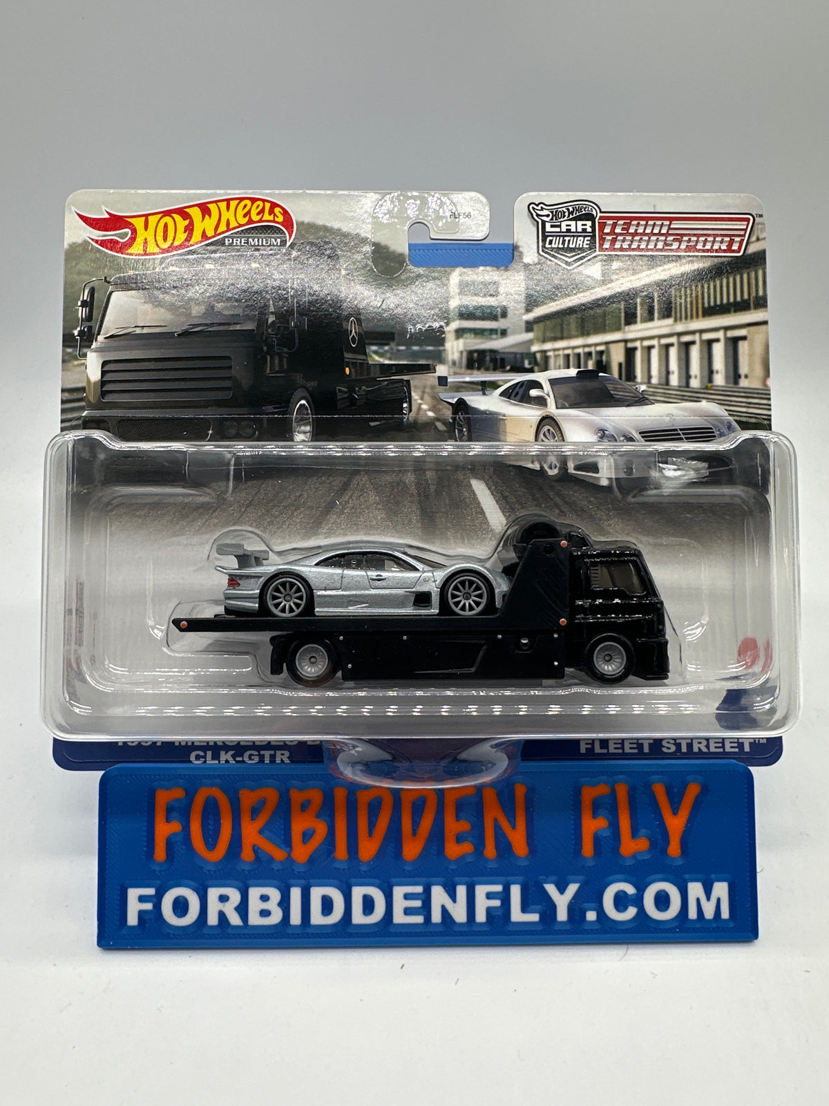 Hot Wheels Car Culture Team Transport - #59 - 1997 Mercedes-Benz CLK-GTR & Fleet Street