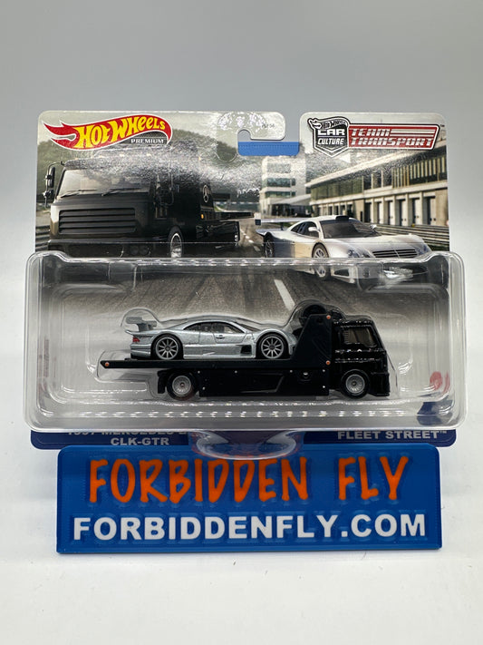Hot Wheels Car Culture Team Transport - #59 - 1997 Mercedes-Benz CLK-GTR & Fleet Street