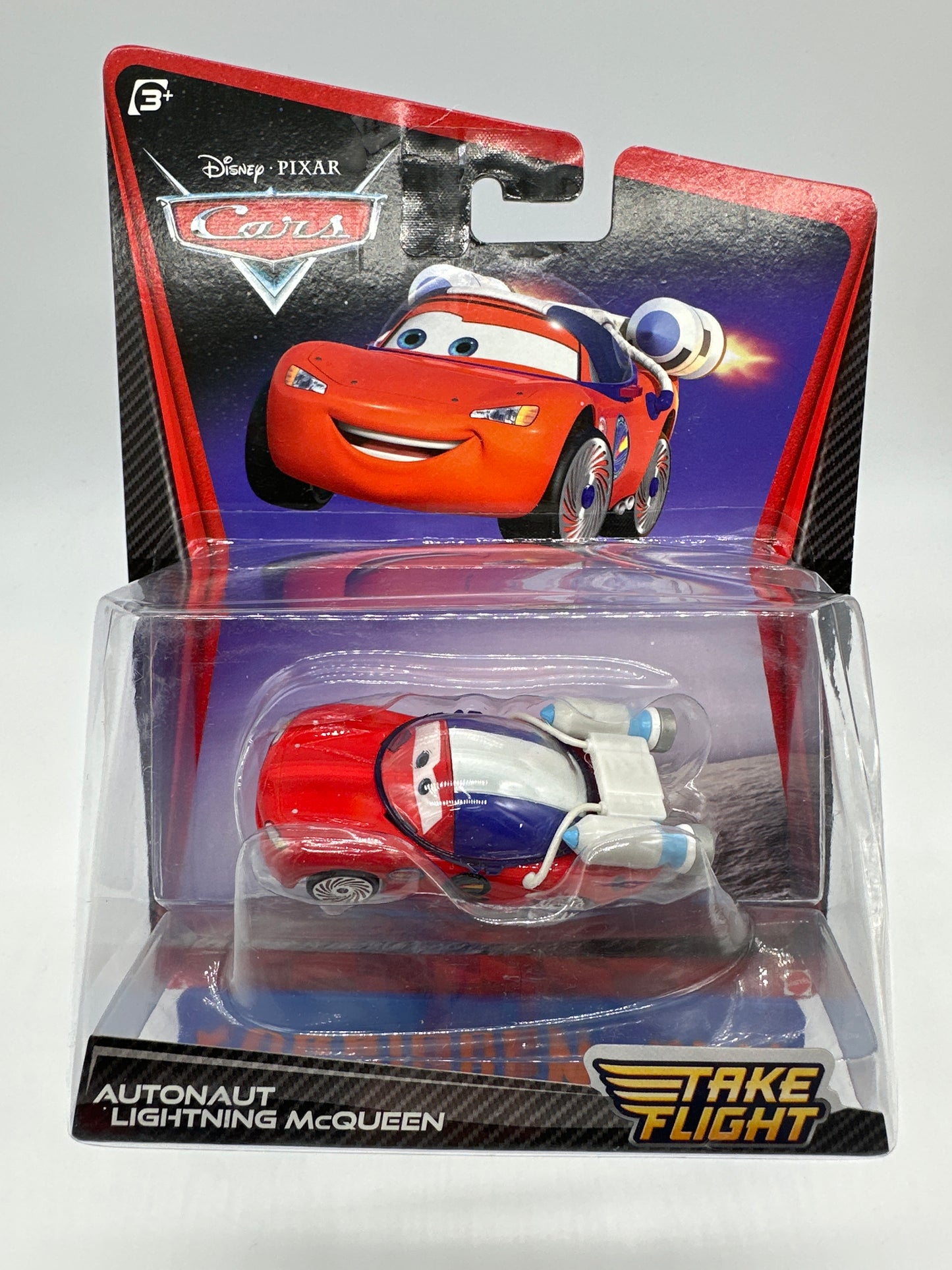 Disney Pixar Cars Movie - Moon Mater Series - Take Flight Astronaut Lightning McQueen