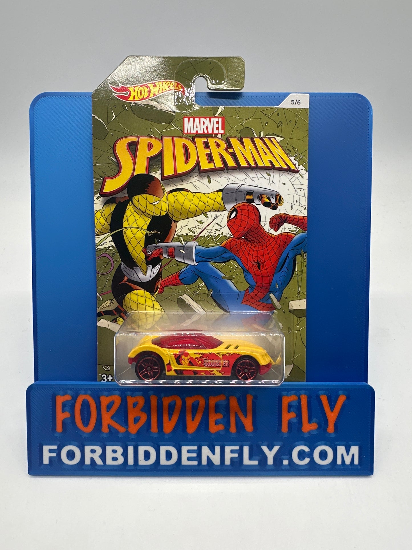 Hot Wheels - 2016 Wal Mart Exclusive Marvel Spider-Man Homecoming Series - Complete Set of 7 With Chase